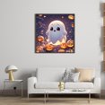 thumbnail image 3 of Hilo Algodón Ecológico Bordado Punto Cruz Fantasma Halloween Con 11CT 40x40cm, 3 of 9