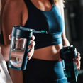 thumbnail image 3 of Bouteille d'Eau / Bouteille de Gym - Idéale pour Gym, Régime, Musculation, Sports Extérieurs, Randonnée & Bureau - Noir _801-900ml, 3 of 5