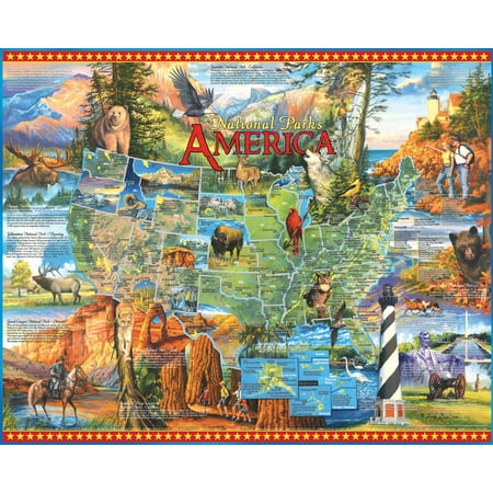 White Mountain Puzzles National Park America, 1000-pieces
