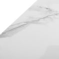 thumbnail image 3 of OULII Adhesive Stick Tile Marble Pattern Wall Sticker White Moisture Proof For Bathroom 1Pack, 3 of 8