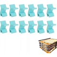 thumbnail image 1 of 16-4 pinzas para apilar bandejas para hornear, apilador de bandejas para galletas seguro y resistente al calor, 12 piezas, color azul, 1 of 4