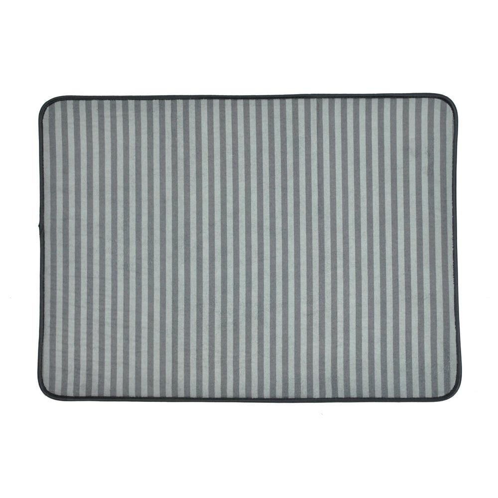 DII Bone Dry Non Slip XXXLarge Stripe Pet Cage Mat, 32x51", Absorbent Non Scratch Under Cage