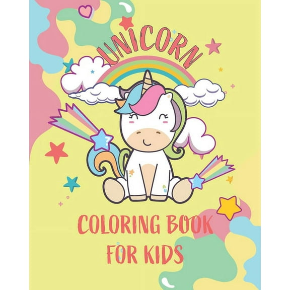 Unicorn coloring book for kids: kids Coloring Book with Beautiful and funny Unicorn Designs. A good activity book for kids, children and girls ages 4-8 years to improve their coloring skills. Size 8"