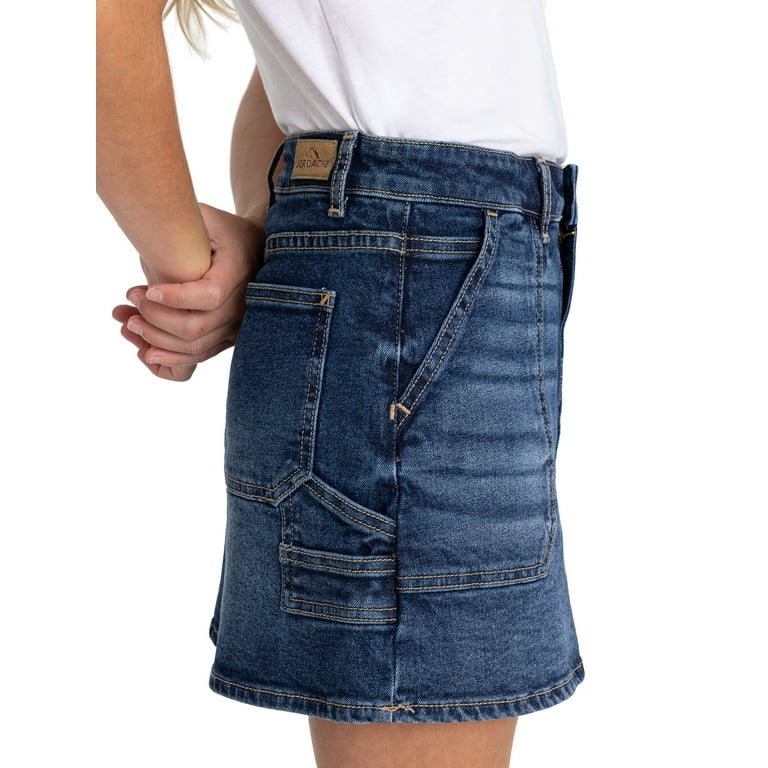 ANDMARY】Fur pocket denim skirt