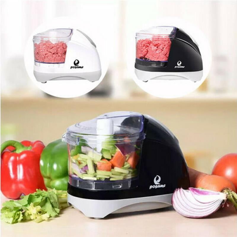 Posame Food Chopper Electric Food Processor 1.5 Cup Kitchen Mini Meat
