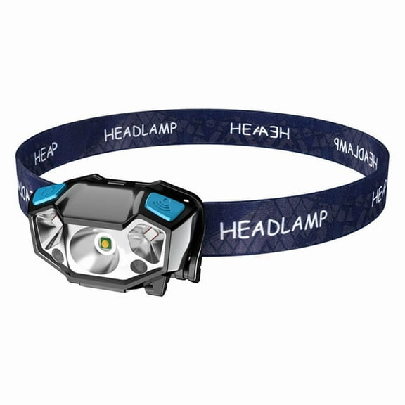 Rechargeable Led Headlamp with Powerful Sensor Headlight Waterproof Headlamp for Outdoor Camping Emergency Use