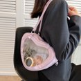 thumbnail image 3 of Bolsa de hombro transparente de PVC Love Heart Shaped Girls Underarm Daily Bolsos Ehuebsd Para estrenar, 3 of 9