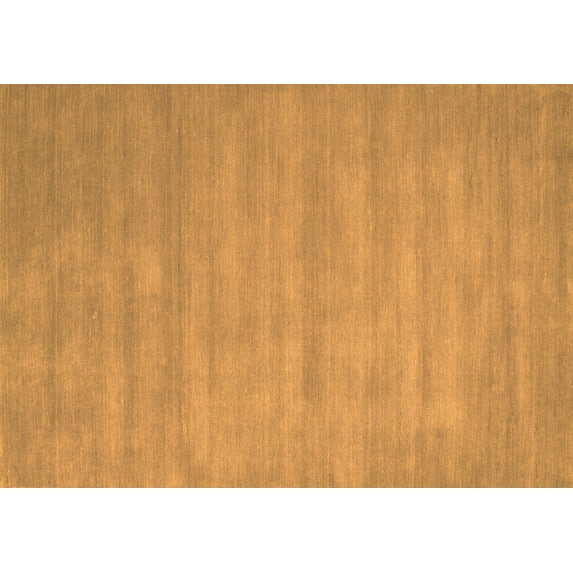 Ahgly Company Indoor Rectangle Abstract Orange Contemporary Area Rugs, 8' x 12'