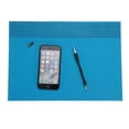 thumbnail image 3 of axGear 35x25cm Heat Insulation Silicone Pad Soldering Repair Maintenance Platform Blue, 3 of 8