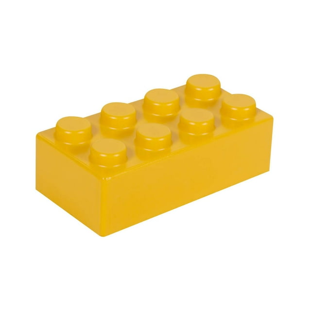 Bloque construcción antiestrés creativo -Piesi amarillo 7.7 x 2.8 x 3.9