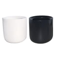 thumbnail image 2 of 2 Pcs Tasse à Café Noir + Blanc avec Design de Bouche Inclinée Style Simple Tasse à Café en Céramique pour Café Restaurant Occidental Fête, 2 of 9