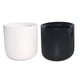 thumbnail image 1 of Bewildely 2 uds taza de café negra + blanca con diseño de boca de taza inclinada taza de café de cerámica de estilo Simple para cafetería fiesta de Juegos de servir café y té Bewildely HA017409-00, 1 of 1