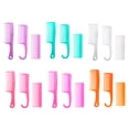 thumbnail image 2 of 1 Set Plastic Combs Creative Useful Barbershop Tools Durable Practical Modelling Supply for Home Hair Salons Men Women Children Purple, 2 of 6