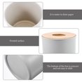 thumbnail image 3 of PAMINGONO 1ensemble Porte-Mouchoirs Moderne Rond Gris PP Bois pour Maison Bureau Chambre d'Hôtel, 3 of 6