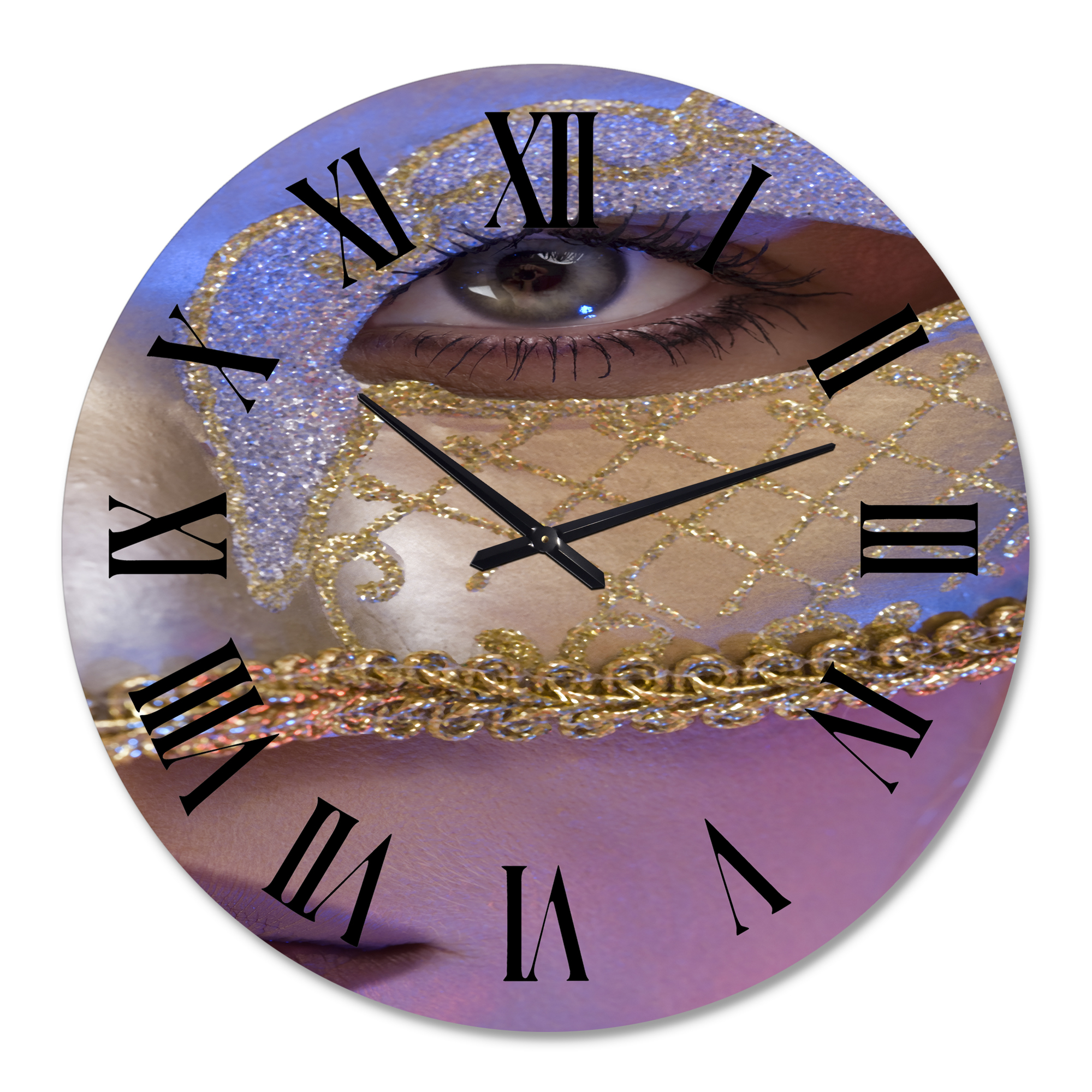 Designart 1 in Quartz Modern/Contemporary Wall Clock