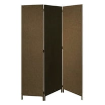 Screen Gems 3 Panel Fabric Soho Screen SG-360 Brown