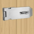 thumbnail image 4 of 4 Pcs Cadenas à Boucle en Acier Inoxydable 90° Pliant Anti-Vol pour Porte, 4 of 8