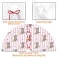 thumbnail image 4 of Sikiie Heart Cat 30-48 inches {designName} Print Christmas Tree Skirt Snowman Xmas Tree Skirt with Edge Christmas Decorations for Holiday Party48", 4 of 7