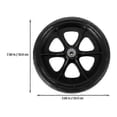 thumbnail image 3 of 2pcs Wheelchair Wheel 8 Inch Flexible Wheelchair Duty Wheel Wheelchair, 3 of 3
