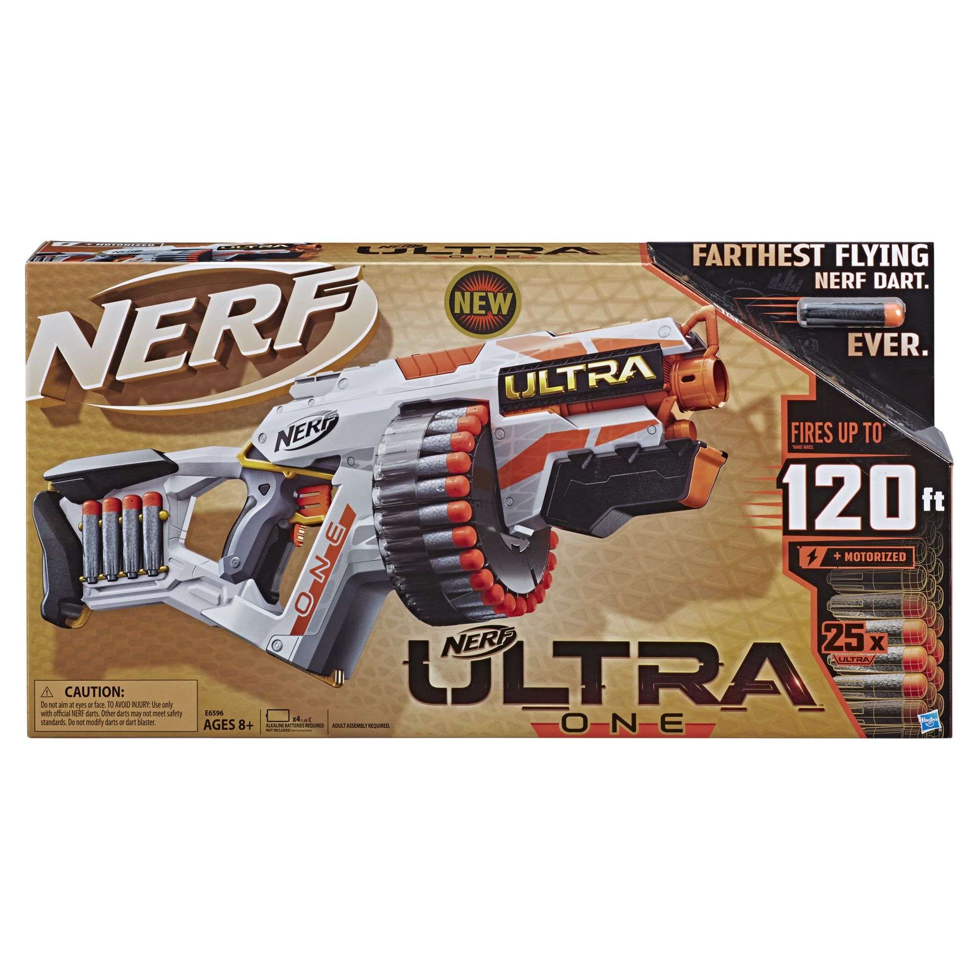 Nerf Ultra One Motorized Blaster, 25-Dart Drum, 25 Nerf Ultra Darts, Dart Storage - image 3 of 10
