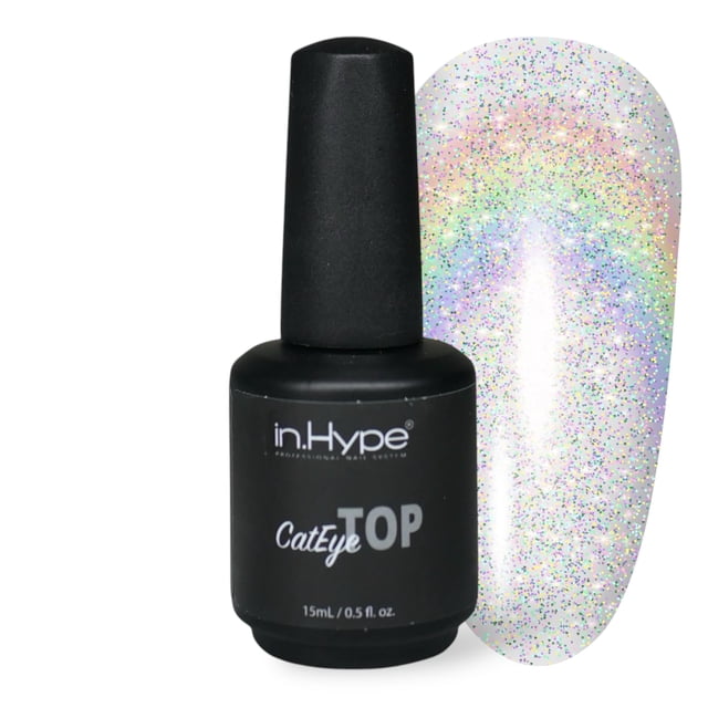 IN.HYPE Gel Top Coat curado UV/LED (ojo de gato)