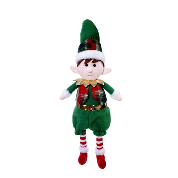 Gpaecead 2pcs Red Green elf Doll Decoration Male and Female Gnomes Decor for Christmas Xmas New Year Decoration, Indoor and Outdoor Table and Chair Wall Decor