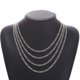 thumbnail image 4 of Fashion New Figaro Chain Necklace For Men Punk Silver Color Stainless Steel Long Necklace Men Hip Hop Jewelry Gift, 4 of 5
