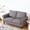 Gray Linen, variant on 57 Loveseat Sofa,2 Seat Couch with Faux Leather Fabric,Small Couches for Small Spaces with Solid Wood Legs,Comfy Love Seat Sofa for Living Room,Bedroom,Apartment(Gray)