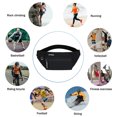 thumbnail image 5 of Riñonera para teléfono móvil para hombre, para deportes al aire libre, correr, ocio, color negro, 5 of 5
