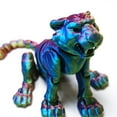thumbnail image 4 of 3D Printed Tiger Statue, Flexible Joints, Home Office Decor, Autism/ADHD Toys, Festival Gift, Fidget Toy, 4 of 7