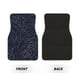 thumbnail image 2 of Fotbe Navy Dark Blue Juego de 4 Tapetes para Auto con Estampado – Alfombrillas de Goma Reforzada, Diseño Antideslizante, Protección para Todo el Año – Vehículos, Autos, Camionetas y SUVs, 2 of 7