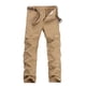 thumbnail image 1 of Qarigey Pantalón cargo Transpirable y cómodo Aplicación amplia Hecho con pantalones cargo para hombre de algodón Prendas para la parte inferior del cuerpo Caqui 42, 1 of 6
