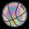 thumbnail image 2 of Pelota de baloncesto reflectante para interior y exterior, pelota luminosa de Color holográfico, brillante, Tamaño 7 Fivean unisex, 2 of 2