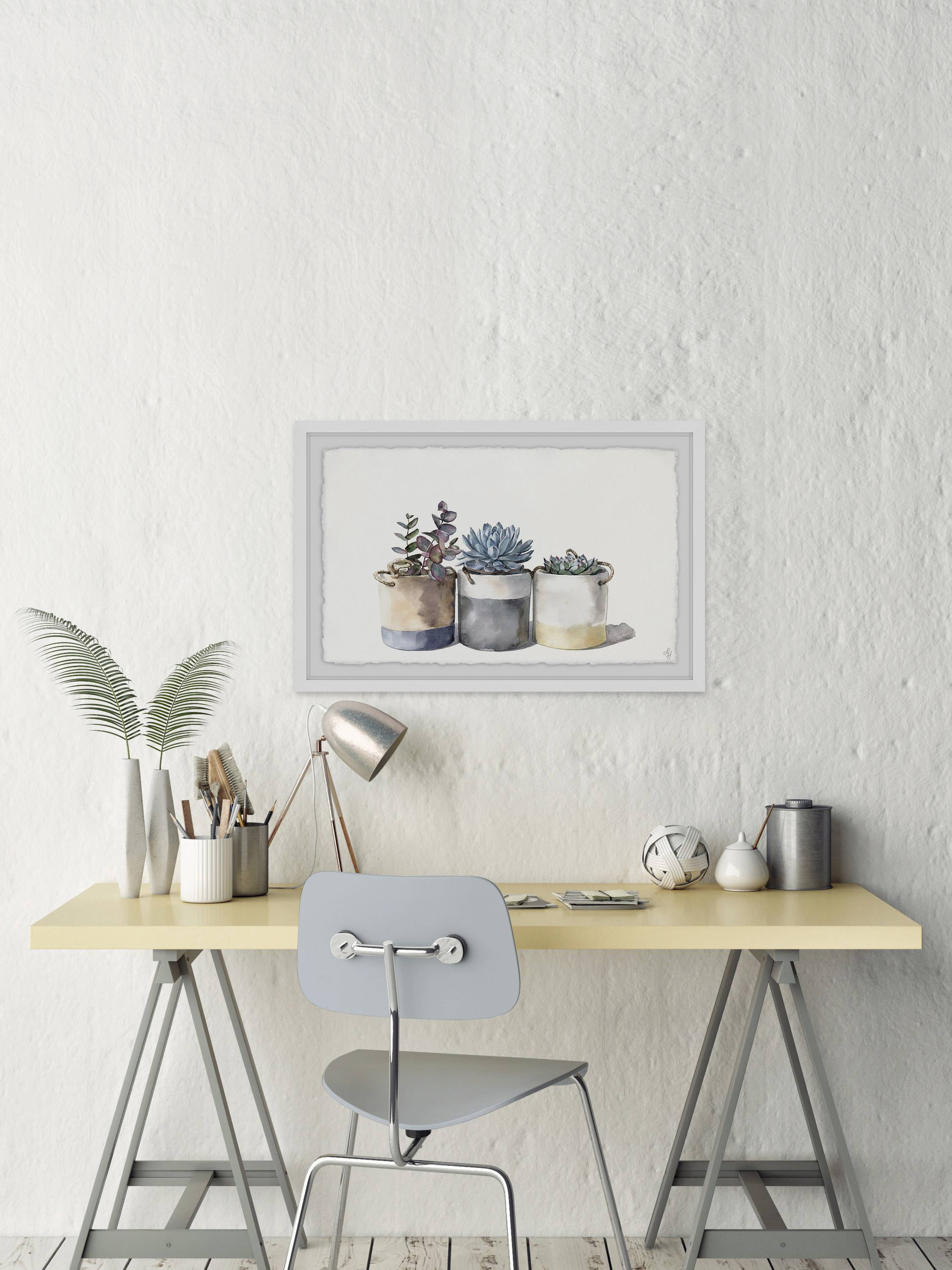 Marmont Hill Granny's Cacti Framed Wall Art