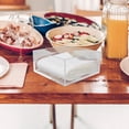 thumbnail image 4 of Transparent Acrylic Napkin Box Paper Holder Rectangular Tissue Square Tray Car Towel Boxes of Tissues Cube, 4 of 6