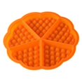 thumbnail image 1 of Waffle Mold Non-stick Easy to Release Heart Shape 5 Cavity Kitchen Cake Mold for Home, 1 of 5