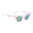 thumbnail image 4 of Gafas de  para mujer, Retro, a la moda, pequeñas, de 80'', para viajes, al aire libre Verde jinwen  anteojos ojo de gato, 4 of 6