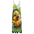 thumbnail image 4 of Fun And Playful Duck Sleeveless Dress Woman Fashion Long Dresses Women's Summer Suit Dress Summer 2025 Women, 4 of 7