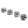 thumbnail image 1 of Tapa De Válvula Estilo Calavera, 4 Piezas Tapa De Vástago De Válvula De Neumáticos De Rueda De Aspecto Fresco A Prueba De Fugas Para Bicicleta Para Camión, 1 of 7