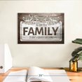 thumbnail image 3 of Elephant Stock Love Of A Family Quote Ii Wall Sign Wall Art - Horizontal Canvas Wall Art - Living Room Wall Decor - Wall Signs Canvas - Brown And White Decor - 12" x 8", 3 of 8