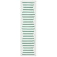 thumbnail image 5 of SAFAVIEH Montauk Amadine Striped Cotton Area Rug, Ivory/Dark Green, 5' x 8', 5 of 10