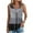 Gray, variant on Womens Tank Tops- Ruffled V Neck Tank Tops for Womens Casual Patchwork Plaid Tunic Fashion Sleeveless Camisole Holiday Vacation Shirt