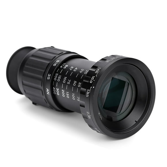 VD-11X Micro Directors Viewfinder, Scene Viewer with 37mm Standard Filter Thread, Screw Retractable, Professional Phototgarphy Accessory