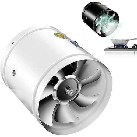 

XHtang Multifunctional Super Suction Silent Exhaust Fan Powerful Mute Exhaust Fan Ventilation Fan Aluminum Alloy Kitchen Exhaust Fan with Protective Grille Premium Single Side Embedded Vent Fan