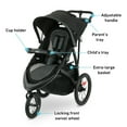 thumbnail image 5 of Graco FastAction Jogger LX Stroller, Black, 5 of 8
