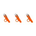 thumbnail image 3 of Becaristey Stainless Steel Sewing Scissors – Precision For Embroidery Professional Sewing orange 3Set, 3 of 6