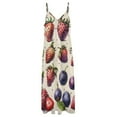 thumbnail image 4 of Various Fruits Fine Art Sleeveless Dress Summer Dress Woman 2025, 4 of 7