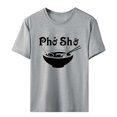 thumbnail image 4 of Birdeem Mode Femme Blouse à Col Rond Imprimé Manches Courtes T-Shirt Hauts, 4 of 12