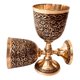 thumbnail image 1 of Copa de vino, cáliz ALADEAN, vintage, medieval, de latón, 1 of 6