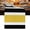 Yellow, variant on Yellow Black Stripe Table Runner 90 Inches Long, Modern Abstract Art Coarse Striped Kitchen Coffee Dining Table Decoration for Home Party Birthday Wedding Home Decor 13x90 Inches